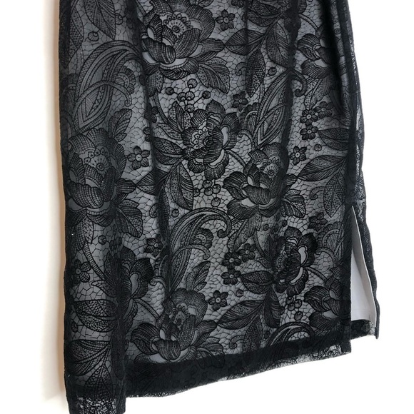 Anthropologie | Lace Overlay Skirt - Picture 2 of 4